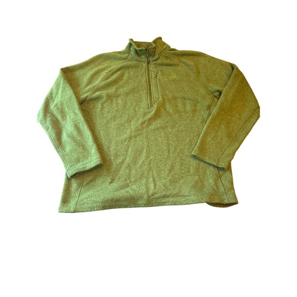 The North Face Mens XL Green Fleece Pullover Sweater Winter - Picture 1 of 6